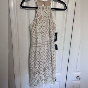 Lulus white lace dress